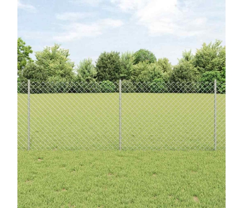 Tvora Su Stulpais Sidabro 0.8 X 10 M Plienas