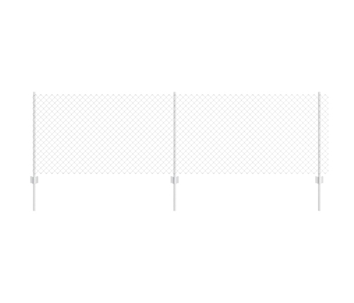 Tvora Su Stulpais Sidabro 0.8 X 10 M Plienas