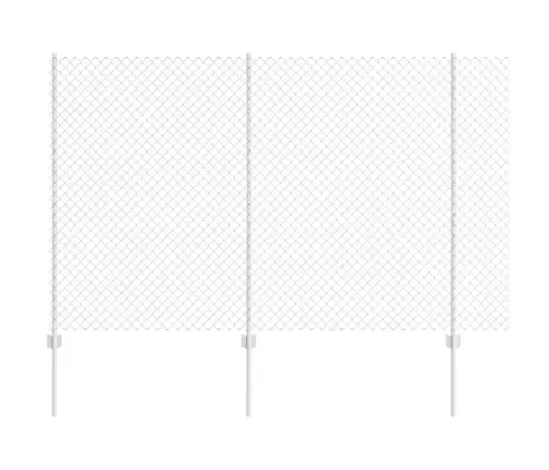 Aed Koos Postiga Hõbedane 1,5 X 10 M Teras