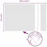 Aed Koos Postidega Hõbedane 1.6 X 10 M Teras Aed Koos Postidega Hõbedane 1.6 X 10 M Teras