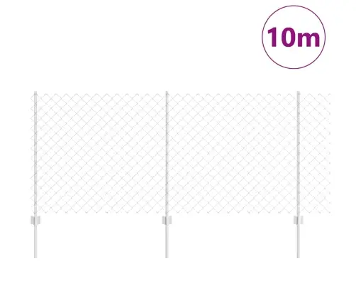 Tvora Su Stulpais Sidabro 1 X 10 M Plienas