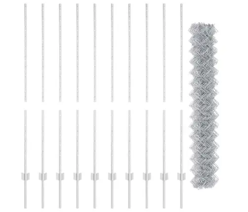 Aed Ja Post Hõbedane 1,4 X 10 M Teras