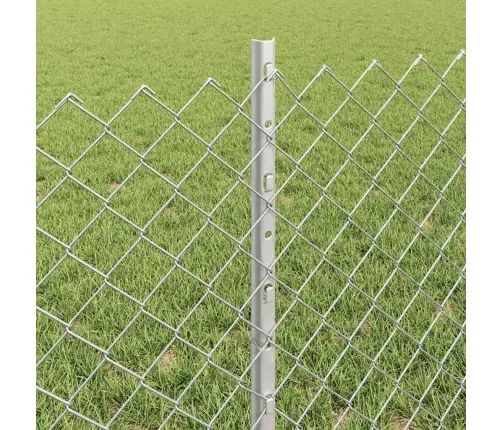 Tvora Su Stulpais Sidabro 0.6 X 25 M Plienas