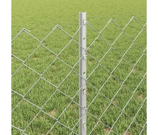 Tvora Su Stulpais Sidabro 0.6 X 25 M Plienas