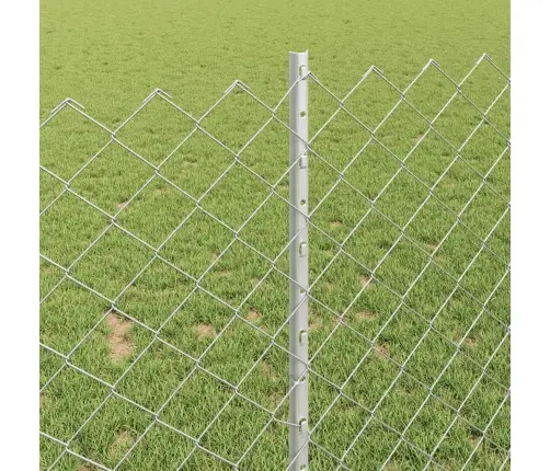 Dārza Žogu Komplekts 2 Komplektā Galvanizēts Tērauds 25 X 1 M Vidaxl