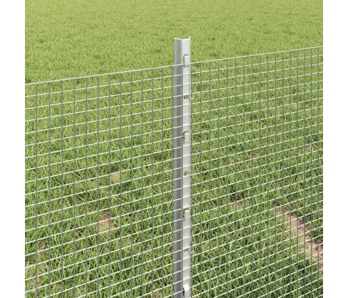 Tvora Su Stulpais Sidabro 0.4 X 10 M Plienas Tvora Su Stulpais Sidabro 0.4 X 10 M Plienas