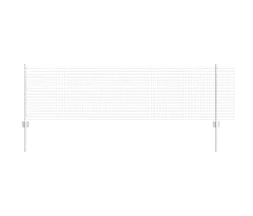 Aed Koos Postidega Hõbedane 0.6 X 10 M Teras