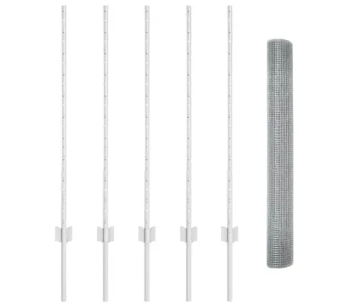 Vistas Sprosta Komplekts 2Gab Cinkots Tērauds Izturīgs Vidaxl