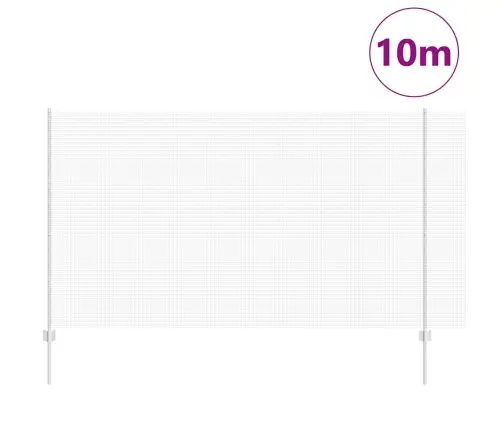 Aed Koos Postidega Hõbedane 1.4 X 10 M Teras
