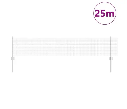 Aed Koos Postidega Hõbedane 0.4 X 25 M Teras