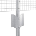 Aed Koos Postidega Hõbedane 0.6 X 25 M Teras