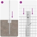 Aed Koos Postidega Hõbedane 0.6 X 25 M Teras