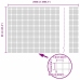 Aed Koos Postidega Hõbedane 0.6 X 25 M Teras