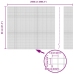 Aed Koos Postidega Hõbedane 0.8 X 25 M Teras