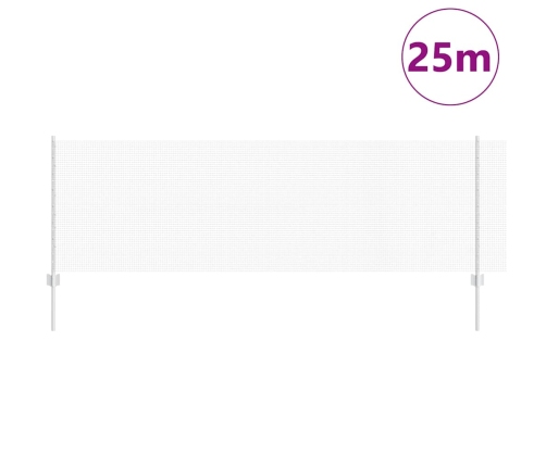 Aed Koos Postidega Hõbedane 0.8 X 25 M Teras