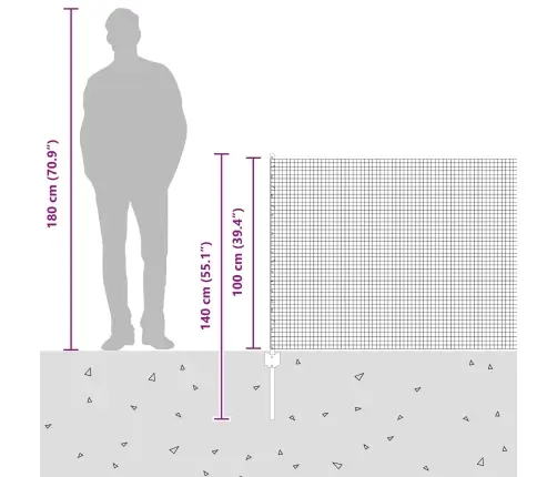 Tvora Su Stulpais Sidabro 1 X 25 M Plienas