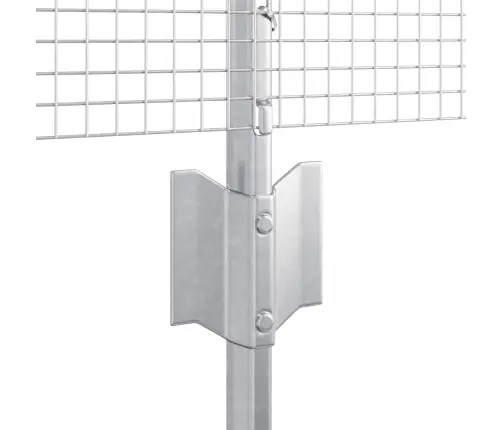 Aed Koos Postidega Hõbedane 0.5 X 50 M Teras