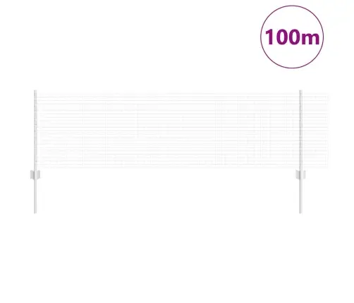Aed Koos Postiga Hõbedane 0,6 X 100 M Teras