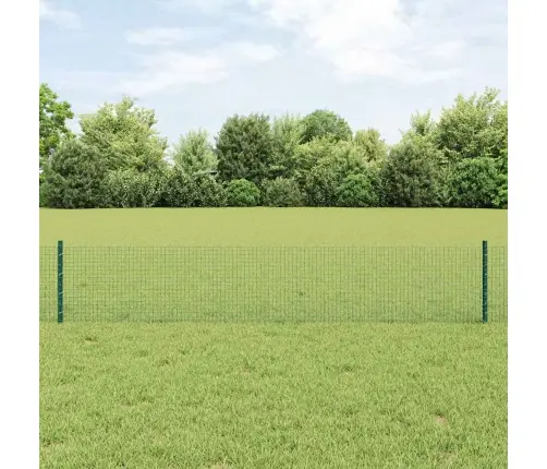 Tvora Su Stulpais Žalia 0.4 X 10 M Plienas