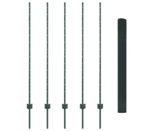 Aed Koos Postiga Roheline 1,4 X 10 M Terased Ja Pvc