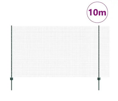 Tvora Su Stulpais Žalia 1.4 X 10 M Plienas