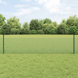 Žogs Ar Stabiem. Zaļa 0.5 X 25 M Tērauds Vidaxl