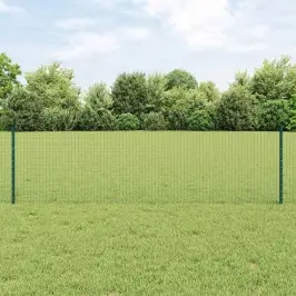 Žogs Ar Stabiem. Zaļa 0.6 X 25 M Tērauds Vidaxl