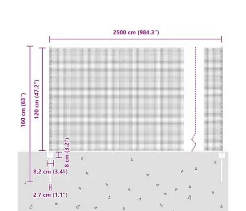 Kaldināts Metāla Žogs Ar 11 U Stabiem Zaļš 1.2X25 M Tērauds Vidaxl