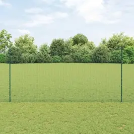 Žogs Ar Stabiem. Zaļa 1.5 X 25 M Tērauds Vidaxl