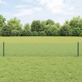 Žogs Ar Stabiem. Zaļa 0.4 X 50 M Tērauds Vidaxl