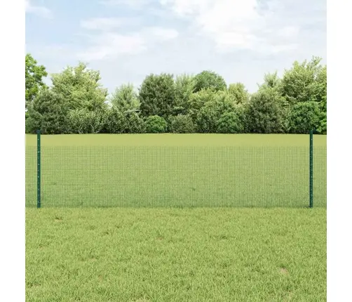 Tvora Su Stulpais Žalia 0,5 X 50 M Plienas Ir Pvc