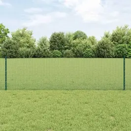 Žogs Ar Stabiem. Zaļa 0.6 X 50 M Tērauds Vidaxl