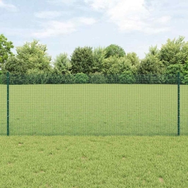 Žogs Ar Stabiem. Zaļa 0.8 X 50 M Tērauds Vidaxl