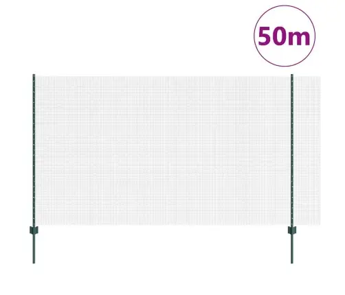 Tvora Su Stulpais Žalia 1.4 X 50 M Plienas