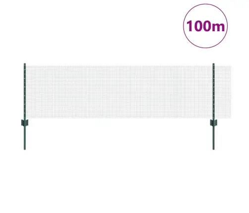 Tvora Ir Stulpas Žalia 0,6 X 100 M Plienas