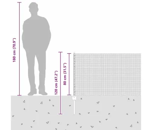 Metinātais Stieples Žogs Ar 44 U Balstiem Zaļš 0.8X100 M Tērauds Vidaxl