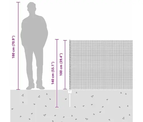 Metinātā Stieņu Žogs Ar 44 U Stabiem Zaļš 1X100 M Tērauds Vidaxl