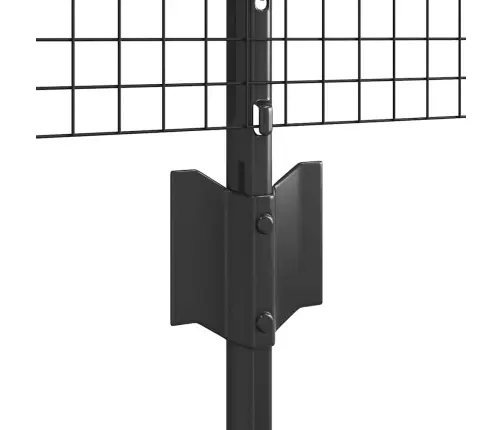 Tvora Su Stulpais Pilka 0.4 X 10 M Plienas