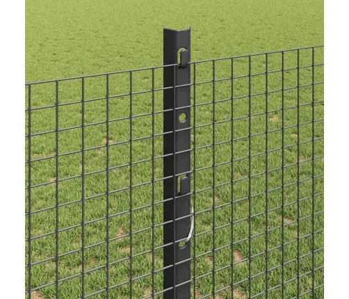 Tvora Su Stulpais Pilka 1,2 X 10 M Plienas Ir Pvc