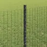 Tvora Su Stulpais Pilka 0.8 X 25 M Plienas