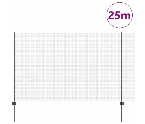 Tvora Ir Stulpas Pilka 1,6 X 25 M Plienas