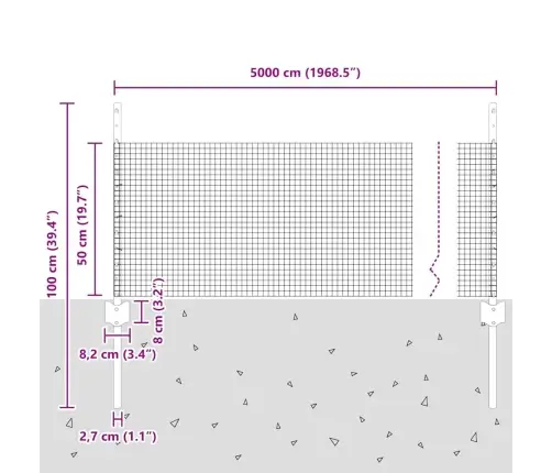 Aed Koos Postiga Hall 0,5 X 50 M Terased Ja Pvc
