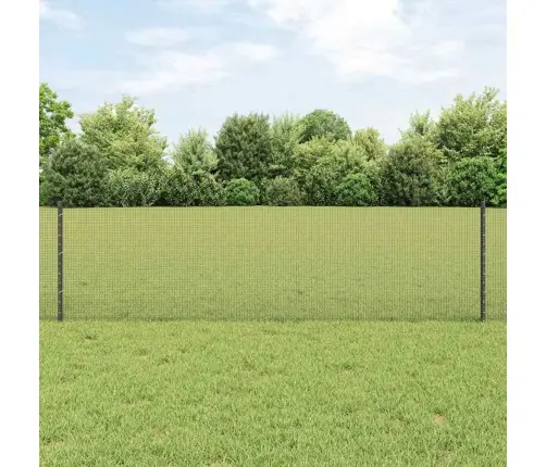 Tvora Su Stulpais Pilka 0.6 X 50 M Plienas