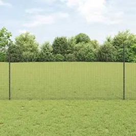 Žogs Ar Stabiem. Pelēka 1.2 X 50 M Tērauds Vidaxl