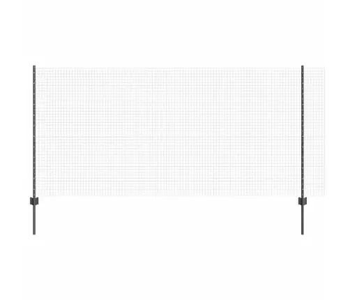 Cinkota Acu Žogs Ar 44 U Stabiem Pelēks 1.2X50 M Tērauds Vidaxl