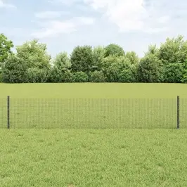 Žogs Ar Stabiem. Pelēka 0.4 X 100 M Tērauds Vidaxl