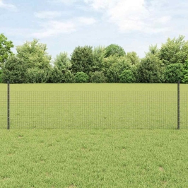 Žogs Ar Stabiem. Pelēka 0.5 X 100 M Tērauds Vidaxl