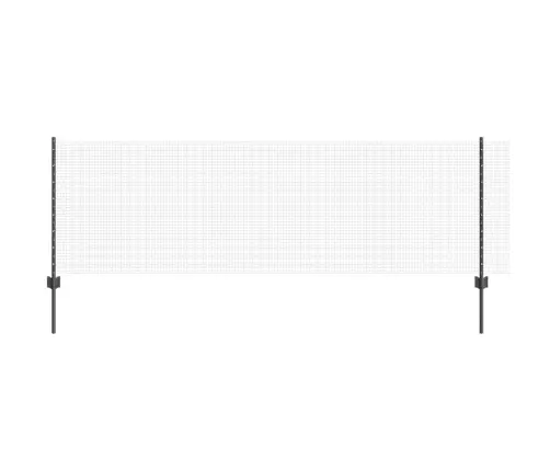 Tvora Su Stulpais Pilka 0,8 X 100 M Plienas Ir Pvc