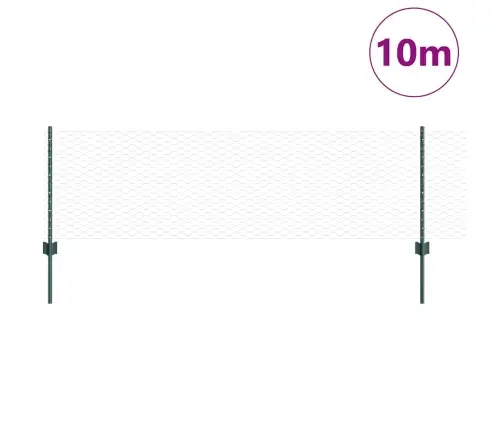 Žoga Stabi 5 Gab. U-Kanāls Zaļš 120 Cm Tērauds Vidaxl