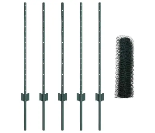 Žoga Stabi 5 Gab U-Kanāls Zaļi 80 Cm Tērauds Vidaxl